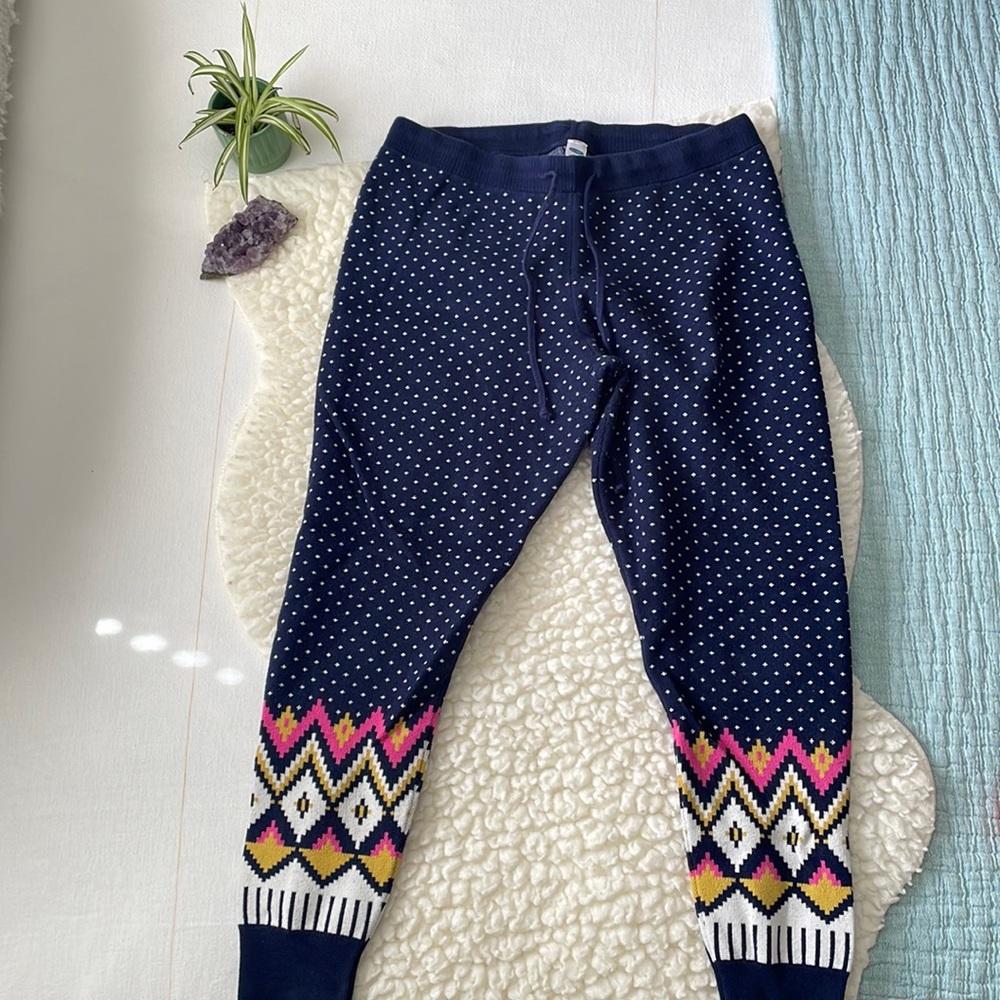 Fair Isle cozy pants ❄️